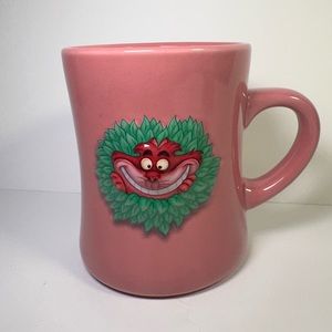 Disney Alice In Wonderland Cheshire Cat Pink Coffee Mug 16oz